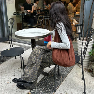 Daily Suede Shoulder Bag