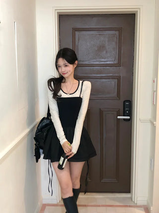 Layered camisole dress