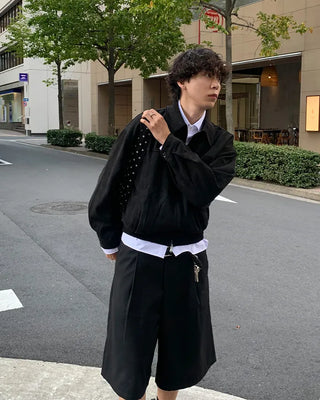 Suede Collar Jacket