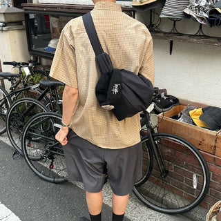 Vintage Wash Check Short-Sleeve Shirt