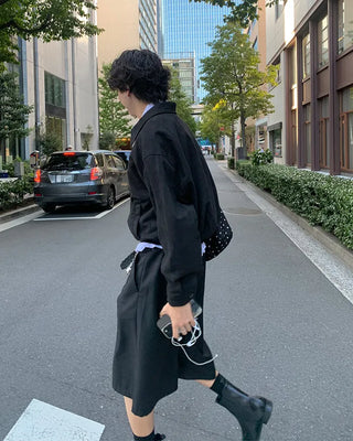 Suede Collar Jacket