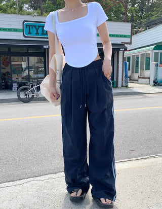 Elastic waist pants (2 colors)