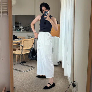 Simple ribbed tank top