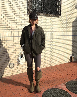 2-Way Wrap Knee-High Leather Boots