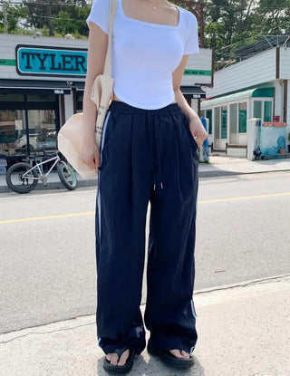 Elastic waist pants (2 colors)