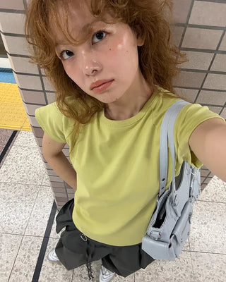 Multi-pocket casual shoulder bag