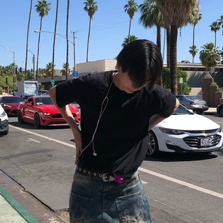 Basic eyelet belt
