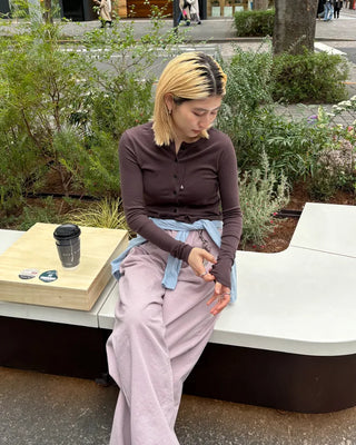 Semi-Clothed Slim Cardigan