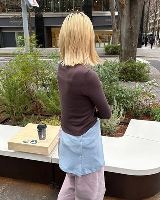 Semi-Clothed Slim Cardigan