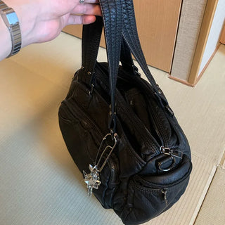 Multi-pocket vintage bag