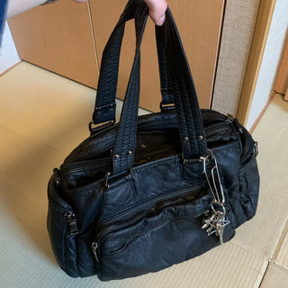 Multi-pocket vintage bag