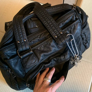 Multi-pocket vintage bag