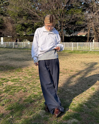 Crew neck striped T-shirt