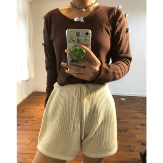 Knit shorts