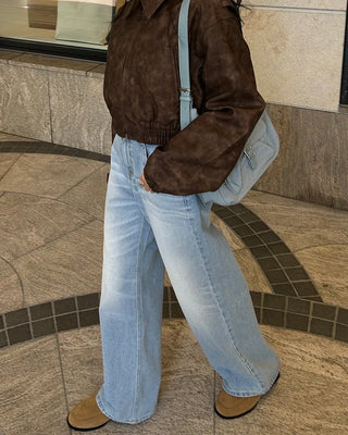 Round-toe slip-on loafers
