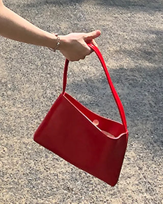 Simple square shoulder bag