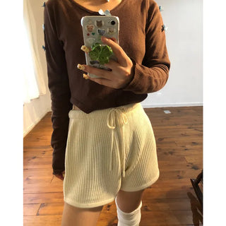 Knit shorts