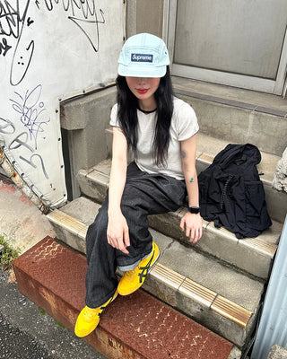 Two-tone ringer neck T-shirt
