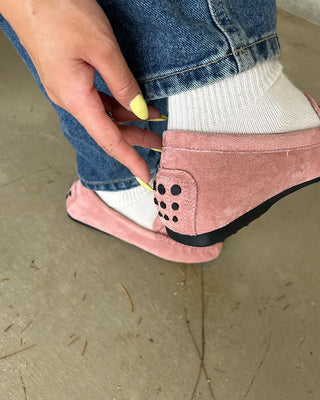 Suede Driving Flat Loafers