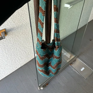 Pattern Point Boa Shoulder Bag