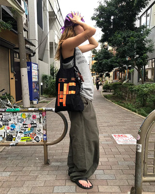 Bustline Lettering Tank Top