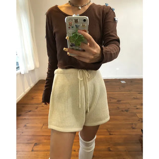 Knit shorts