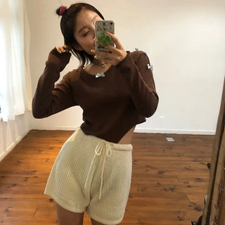 Knit shorts