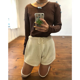 Knit shorts