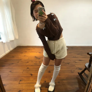 Knit shorts