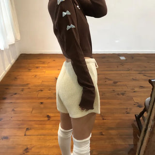 Knit shorts