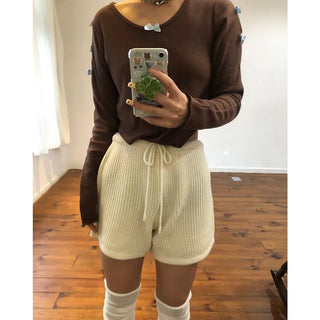 Knit shorts