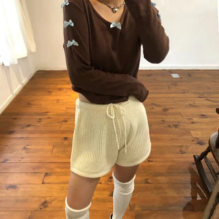 Knit shorts