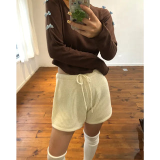 Knit shorts