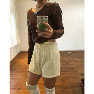 Knit shorts