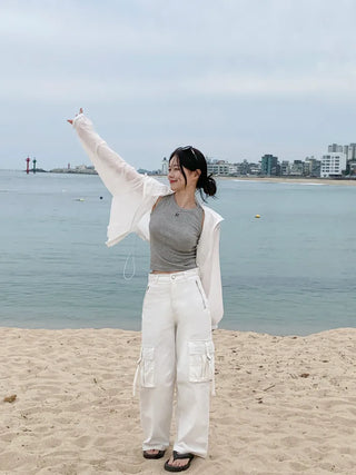 Cropped hooded mountain parka (4 colors)