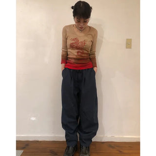 Cotton balloon pants
