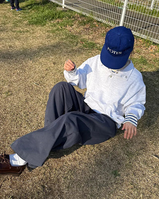 Crew neck striped T-shirt