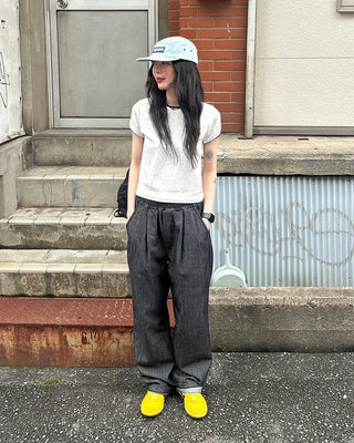 Two-tone ringer neck T-shirt