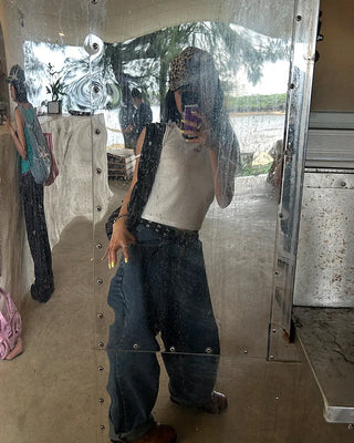 Pigmented Wide Curve Jeans