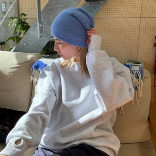 Fluffy Knit Beanie