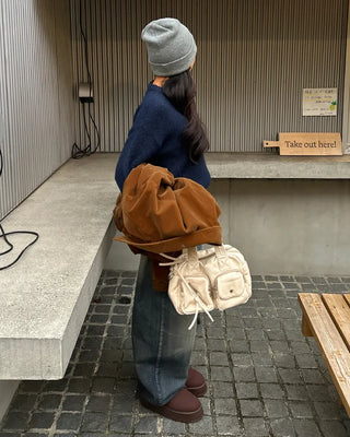 Wool round knit