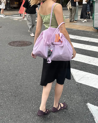 Matte Jelly Big Square Lock Bag