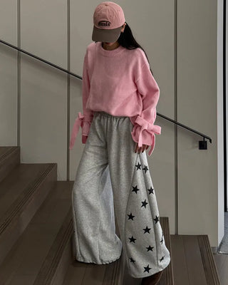 Star-embellished jogger sweatpants