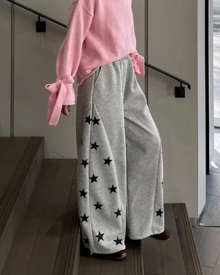 Star-embellished jogger sweatpants