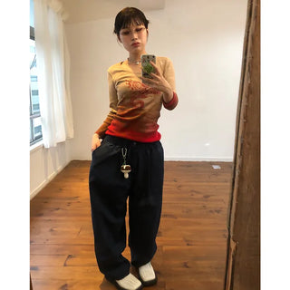 Cotton balloon pants