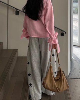 Star-embellished jogger sweatpants