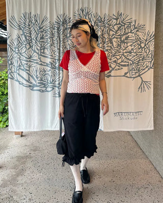 Wool Tencel Slim Short Sleeve T-Shirt