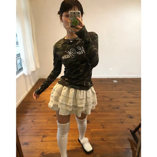 Military lettering T-shirt