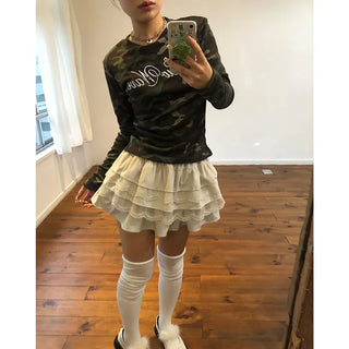 Military lettering T-shirt