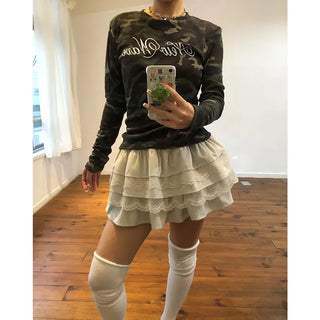 Military lettering T-shirt